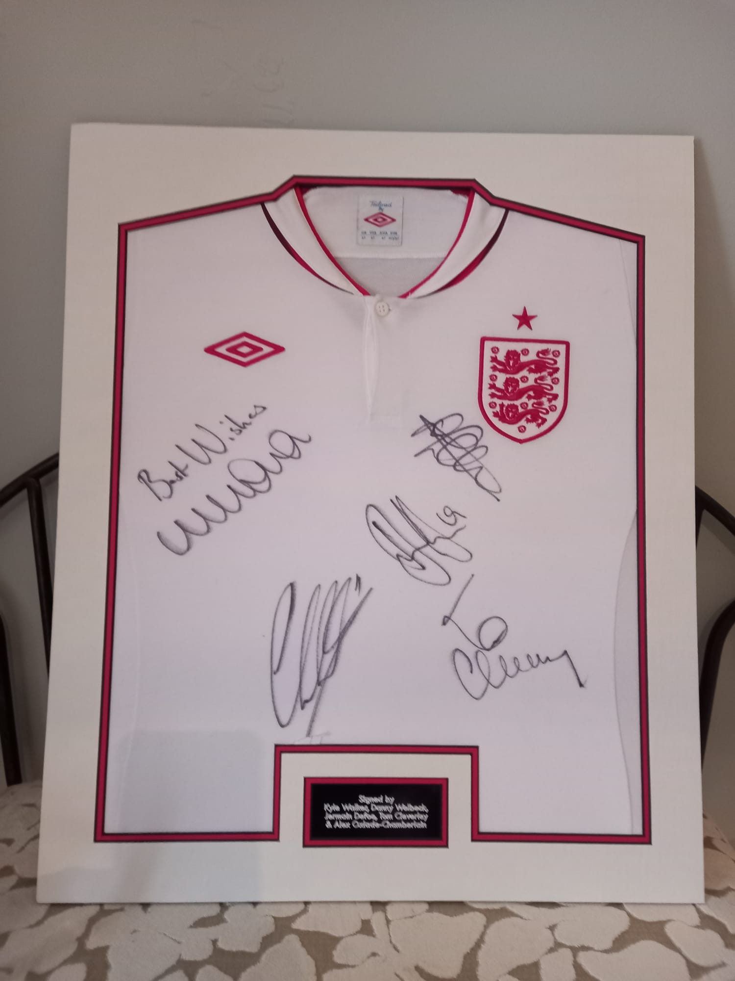 Signed 2013 England Shirt