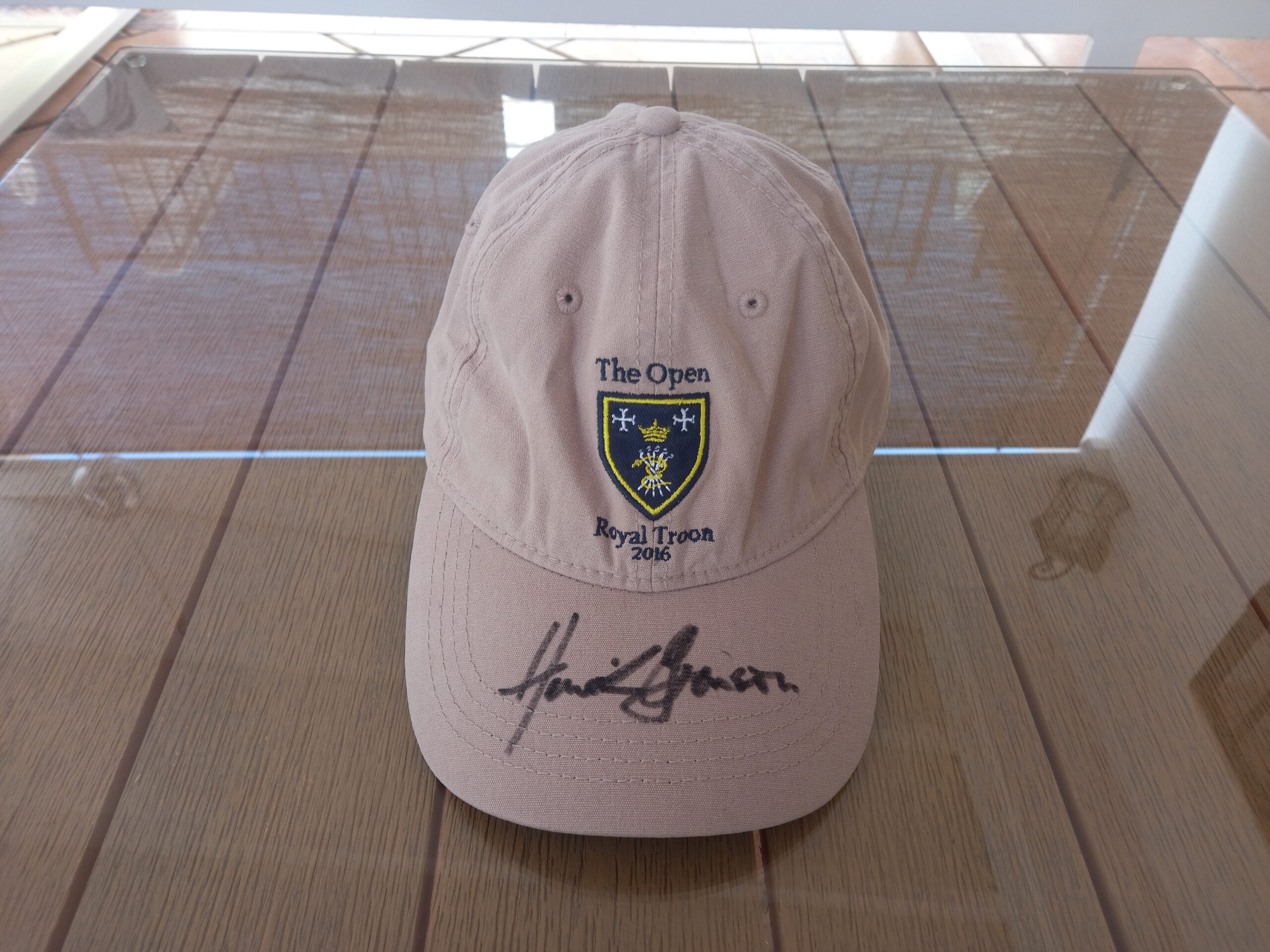 Signed Cap from Henrik Stenson, Open Golf Champion 2016